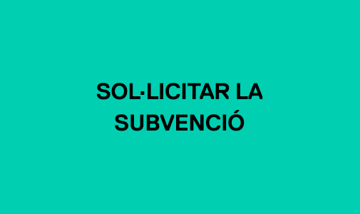 sol·licitar la subvenció