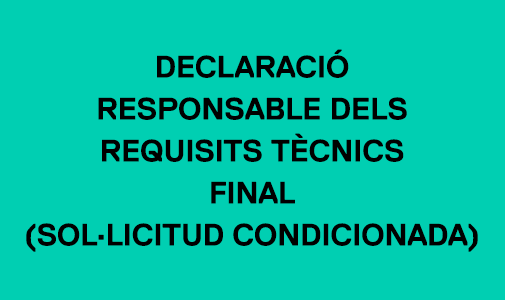 declaració responsable dels requisits tècnics