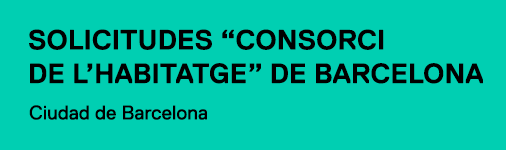 SOL·LICITUDS CONSORCI DE L’HABITATGE DE BARCELONA: Edificis situats a la ciutat de Barcelona.